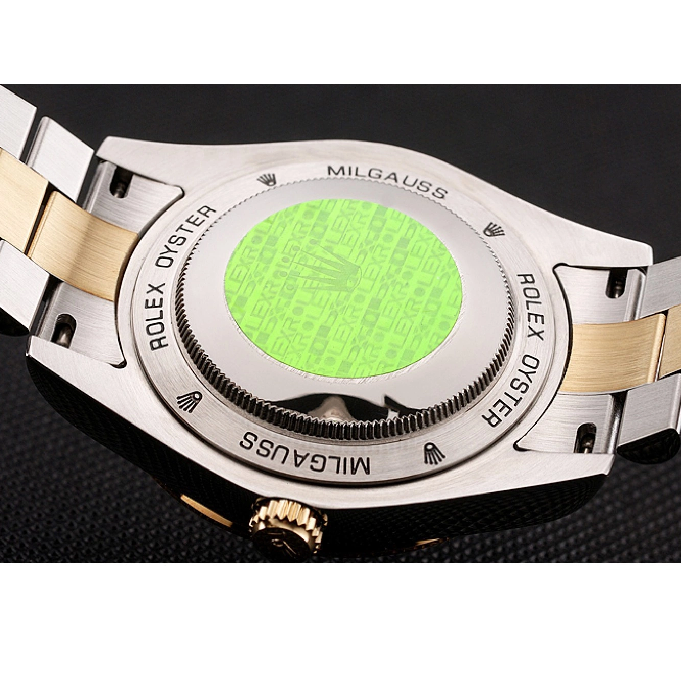 AAA replica watch Swiss Bezel Day-Date Tone Rolex 1454103 Dial Bracelet Two Diamond Champagne 0707